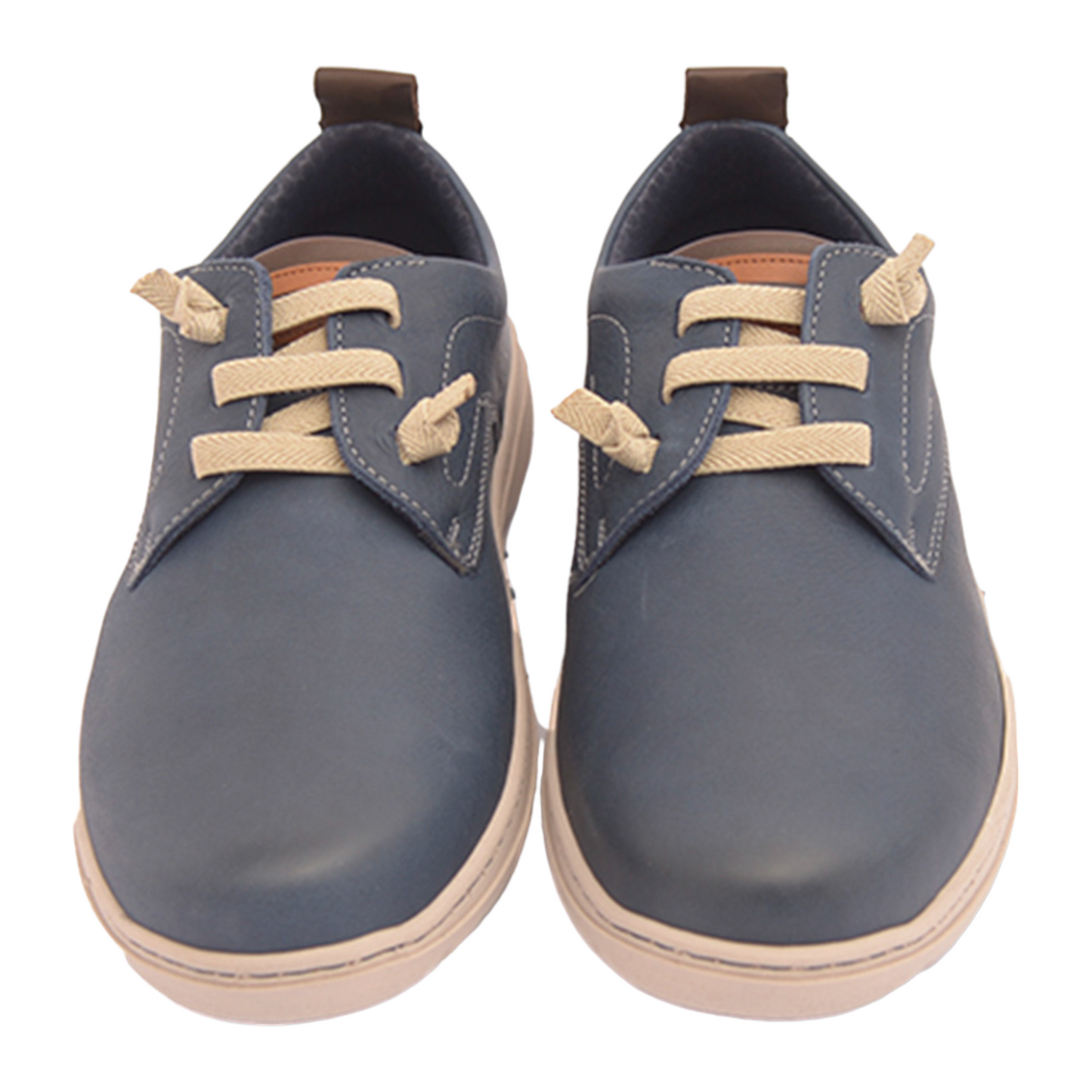 Zapato Casual Cordones Elasticos Azul Baerchi 1405