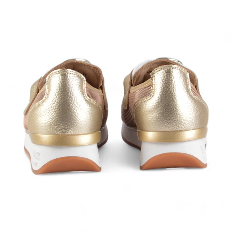 Mocasin Cuero Oro Con Cadena The Happy Monk Vanity 011