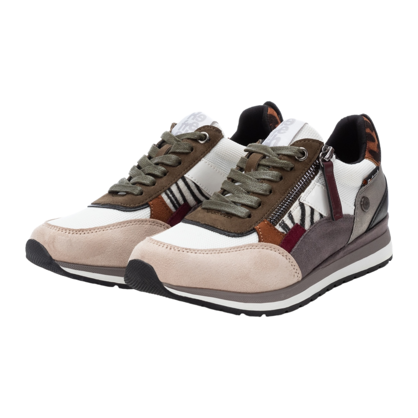 Zapatilla Sneakers Cordones Multicolor Refresh 17015903