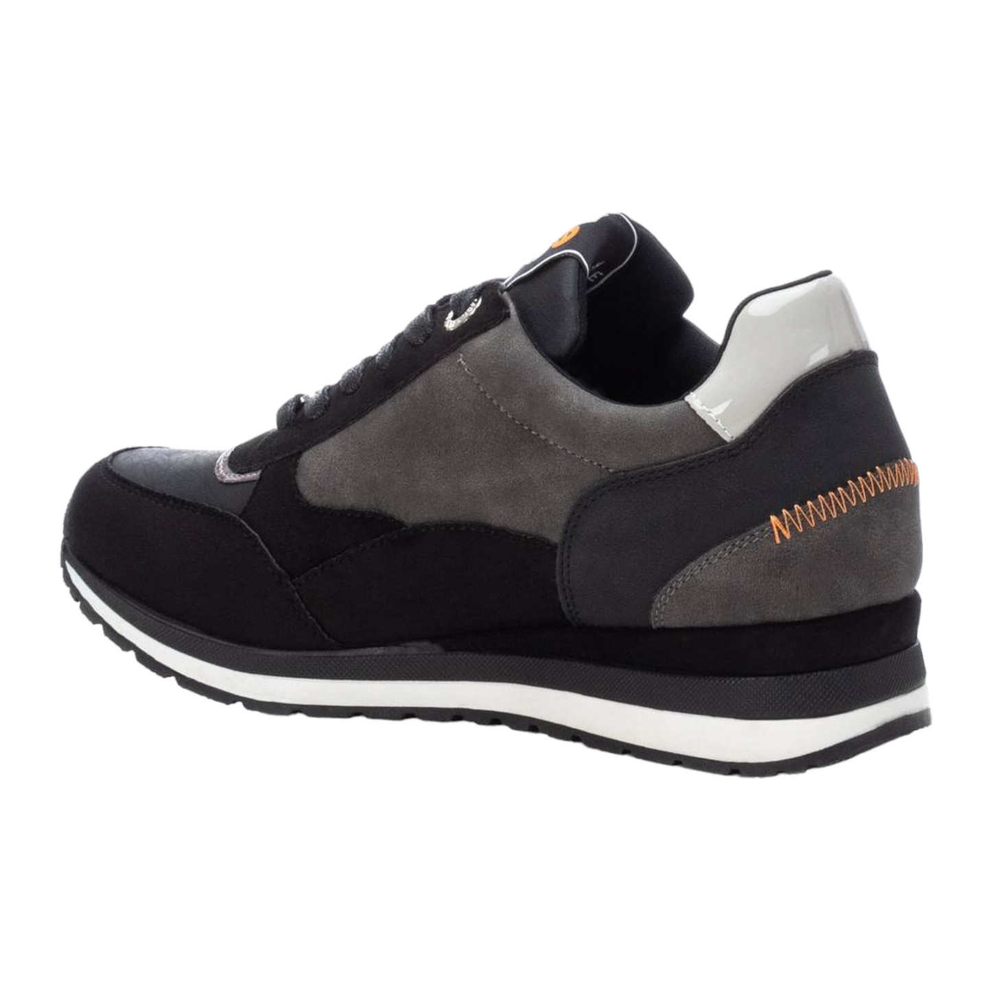 Zapatilla Sneakers Cordones Negro Refresh 17140102