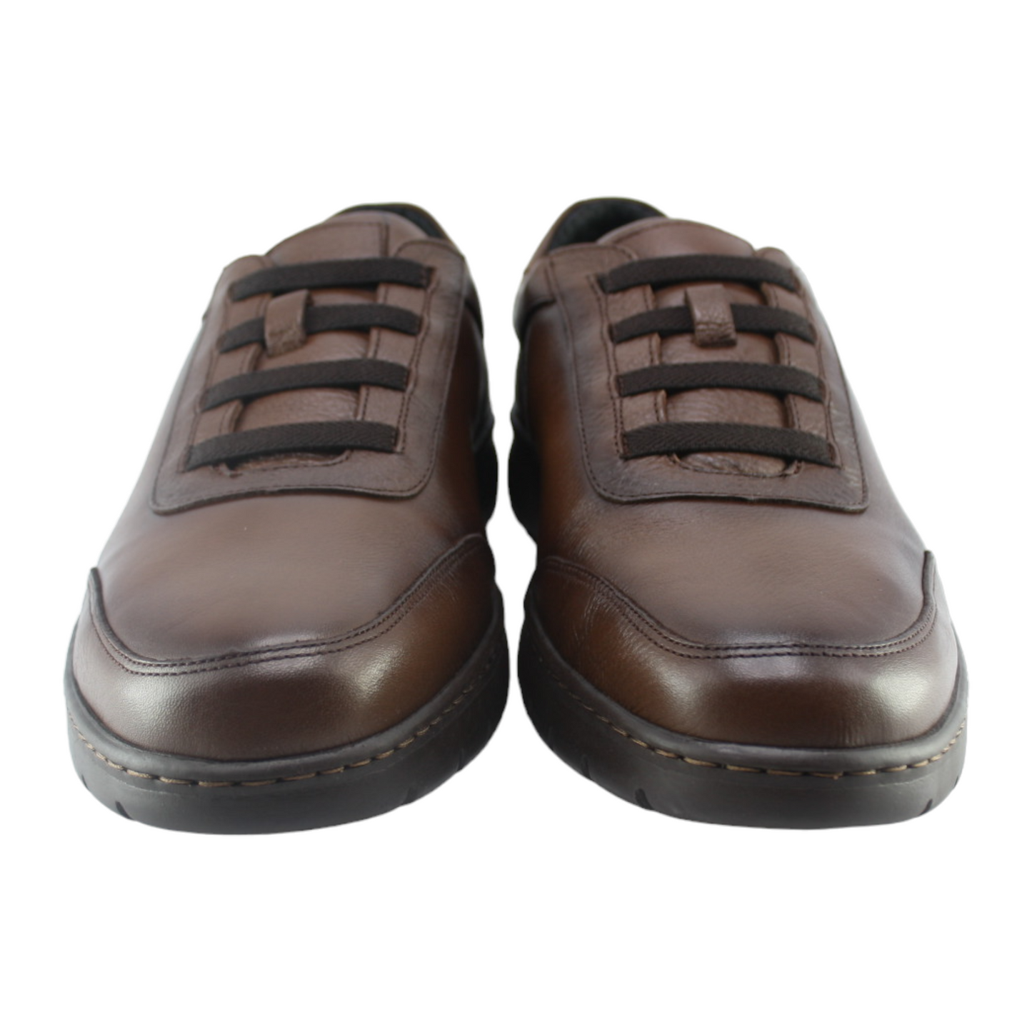 Zapato Marron Cordoneras Elasticas Exodo 5323