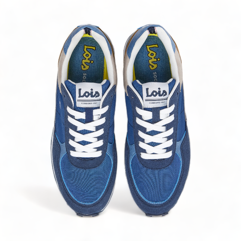 Sneaker Azul Cordoneras Lois 64356