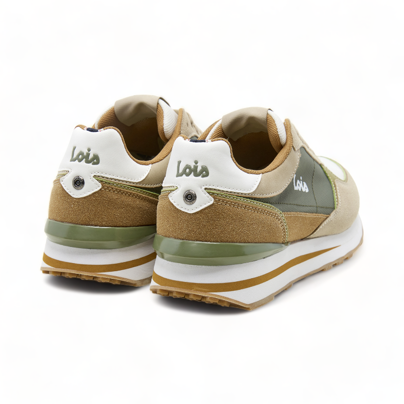 Sneaker Khaki Cordoneras Lois 64356